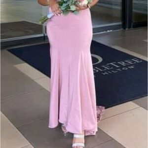 Elegant Pink Maxi Dress